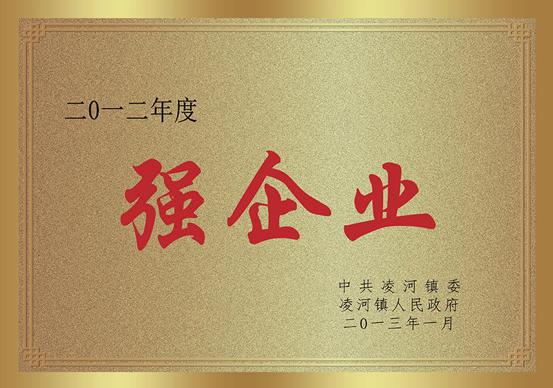 2012 strong enterprise